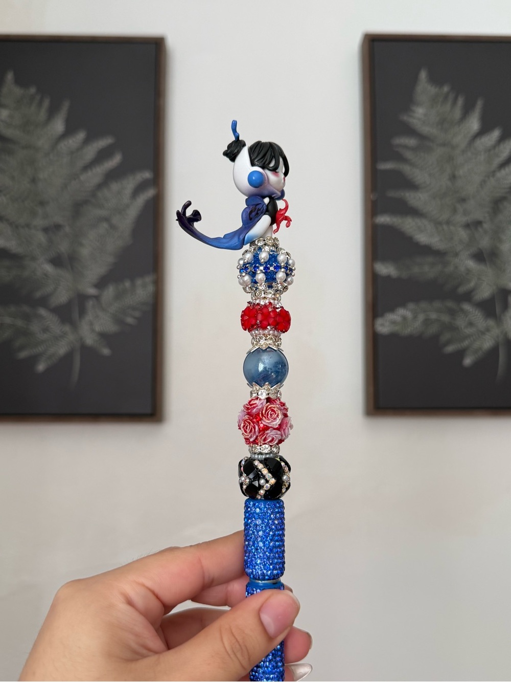 Skullpanda the Pricket Handmade Custom Pen - Picture 2 of 4